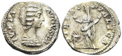 Julia Domna, Augusta. 193-217 AD. AR Denarius (3.27g, 19mm). Rome mint. Struck 196-211 AD. RIC 574