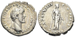 Antoninus Pius. 138-161 AD. AR Denarius (3.20g, 18mm). Rome mint. Struck 152 AD. RIC 202