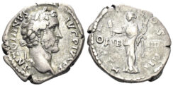 Antoninus Pius. 138-161 AD. AR Denarius (3.17g, 19mm). Rome mint. Struck 145-61 AD. RIC 155