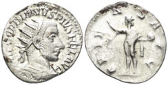 Gordian III. 238-244 AD. AR Antoninianus (4.00g, 22mm). Antioch mint. Struck 242-4 AD. RIC 213