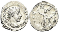 Gordian III. 238-244 AD. AR Antoninianus (4.01g, 23mm). Antioch mint. Struck 242-4 AD. RIC 213
