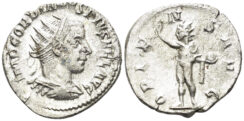 Gordian III. 238-244 AD. AR Antoninianus (4.36g, 22mm). Antioch mint. Struck 242-4 AD. RIC 213