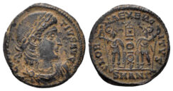 Constantius II. 337-361 AD. AE Follis (1.85g, 16mm). Antioch mint. Struck 337-41 AD. LRBC 1385