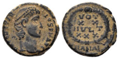 Constantius II. 337-361 AD. AE Nummus (2.53g, 15mm). Antioch mint. Struck 347/8 AD. RIC 113