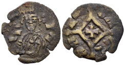 Axum. Hethasas. Early 7th Century-620. CU (0.84g, 17mm). Munro-Hay type 141