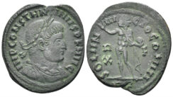 Constantine I ‘the Great’. 307-337 AD. AE Follis (3.29g, 21.5mm). Rome mint. Struck 314/5 AD. RIC 27