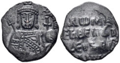 Constantine VII & Romanus I. 913-949. AE Follis (5.00g, 22mm). Constantinople mint. SB 1760