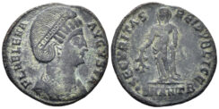 Helena, Augusta. 324-328/30 AD. AE Follis (2.82g, 20mm). Antioch mint. Struck 328/9 AD. RIC 80