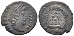 Constans. 337-350 AD. AE Nummus (1.79g, 17mm). Alexandria mint. Struck 347/8 AD. RIC 33