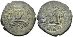 Heraclius. 610-641. AE Follis (11.45g, 32mm). Nicomedia mint. Dated RY 3 (612/3). SB 833