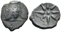 Pontos. Uncertain (Amisos?). Time of Mithradates VI. Circa 130-100 BC. AE 18mm (4.53g). SNG Stancomb 645
